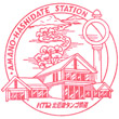 KTR Amanohashidate Station stamp