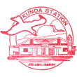 KTR Kunda Station stamp