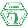 JR Obiori Station stamp
